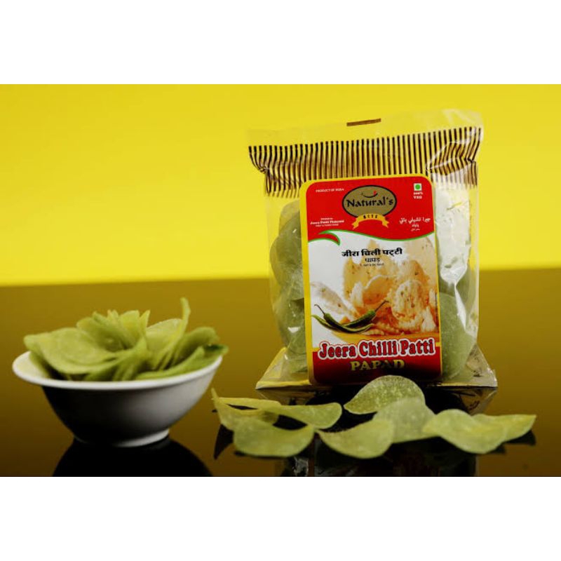 

NATURAL,S JEERA CHILLI PATTI PAPAD 100G