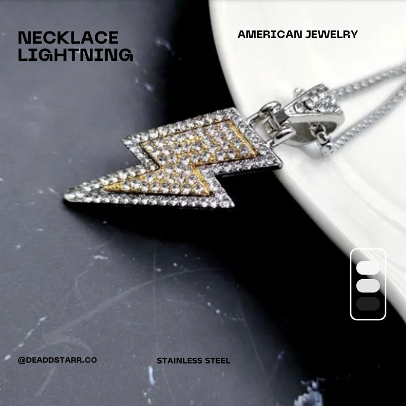 kalung liontin petir