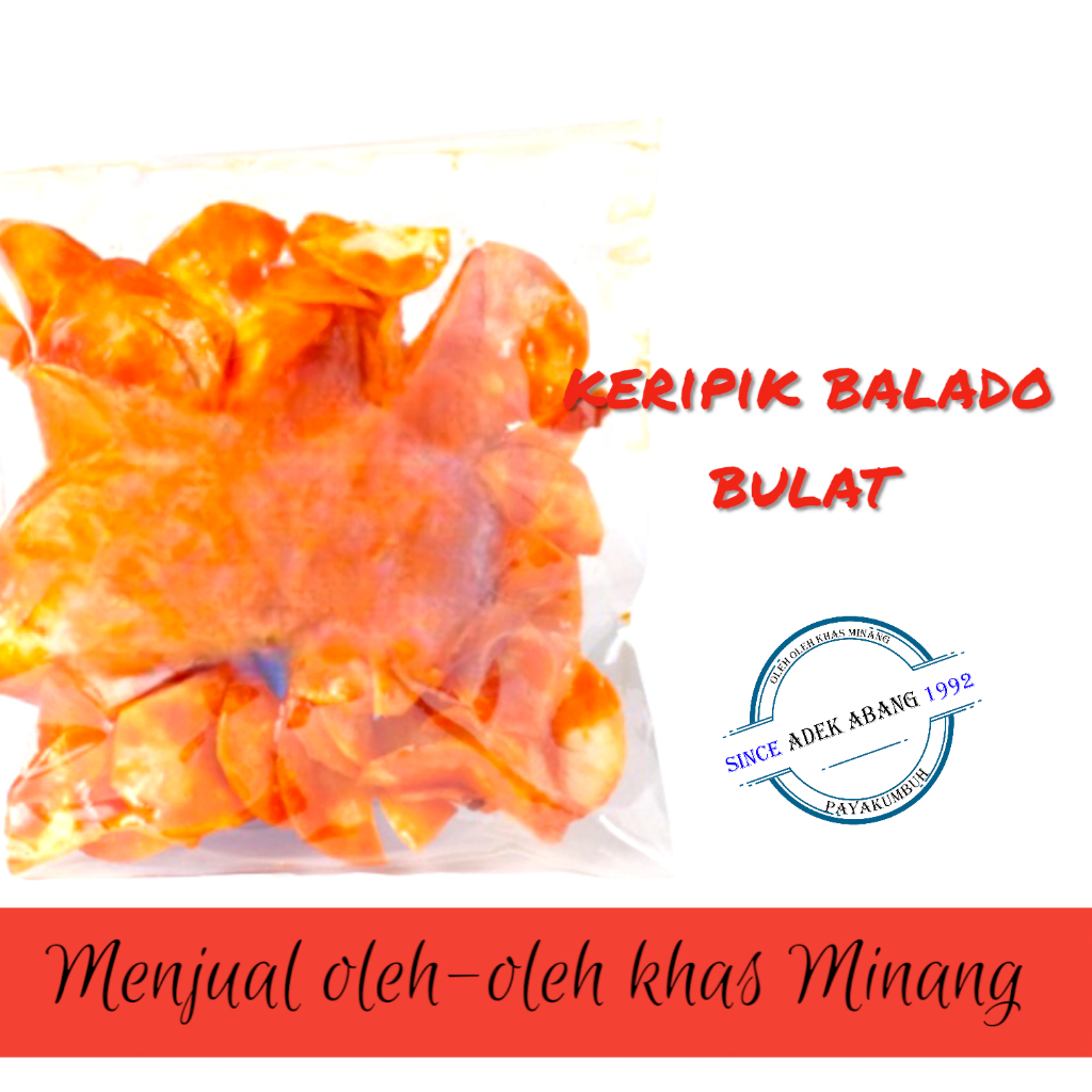 

KERIPIK Sanjai Balado Bulat