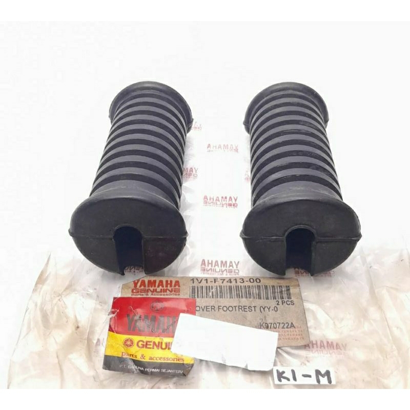 Karet foot step depan bulat Yamaha rxk rxs rx100 rx125 rx135 original JAPAN NOS