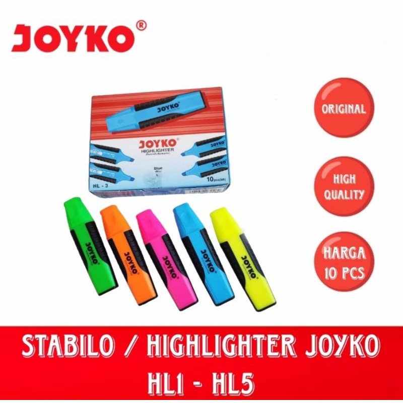 

Stabilo Joyko HL1-HLS Highligther Joyko Penanda