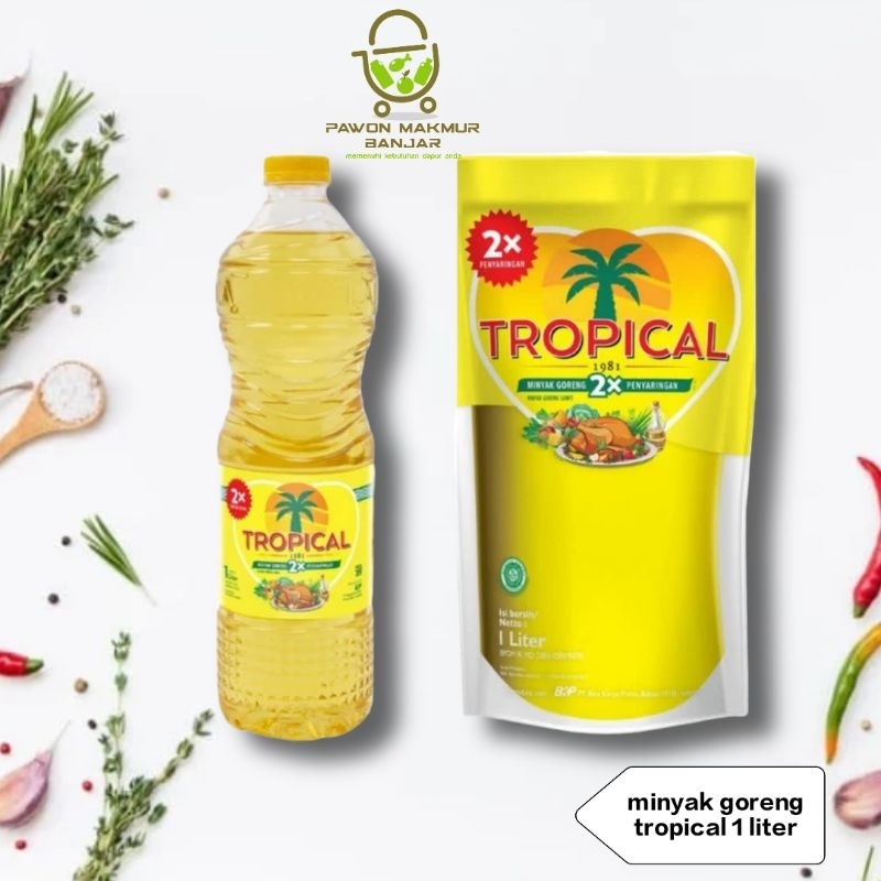 

MINYAK GORENG TROPICAL 1 LITER