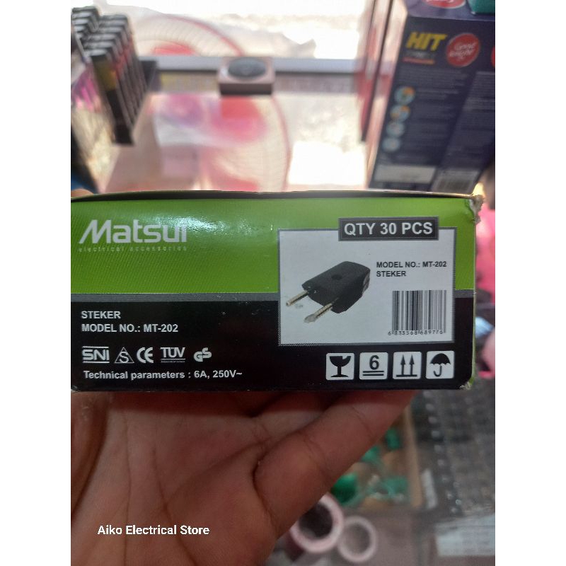 Steker Gepeng Matsui/Jek Gepeng Matsui Hitam