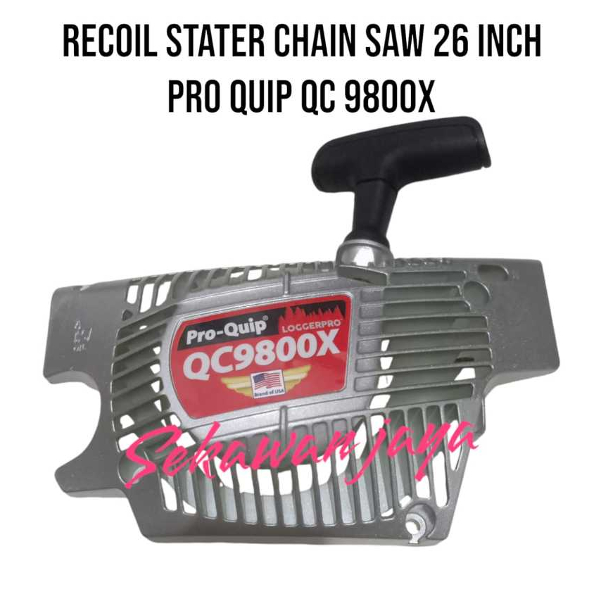 PRO QUIP Recoil Starter / Starter komplit / Recoil stater / Kap Starter Chainsaw proquip QC9800x QC9