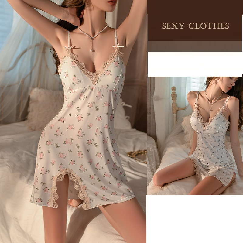 Baju Tidur Sexy Lingerie cup bra Wanita DD29