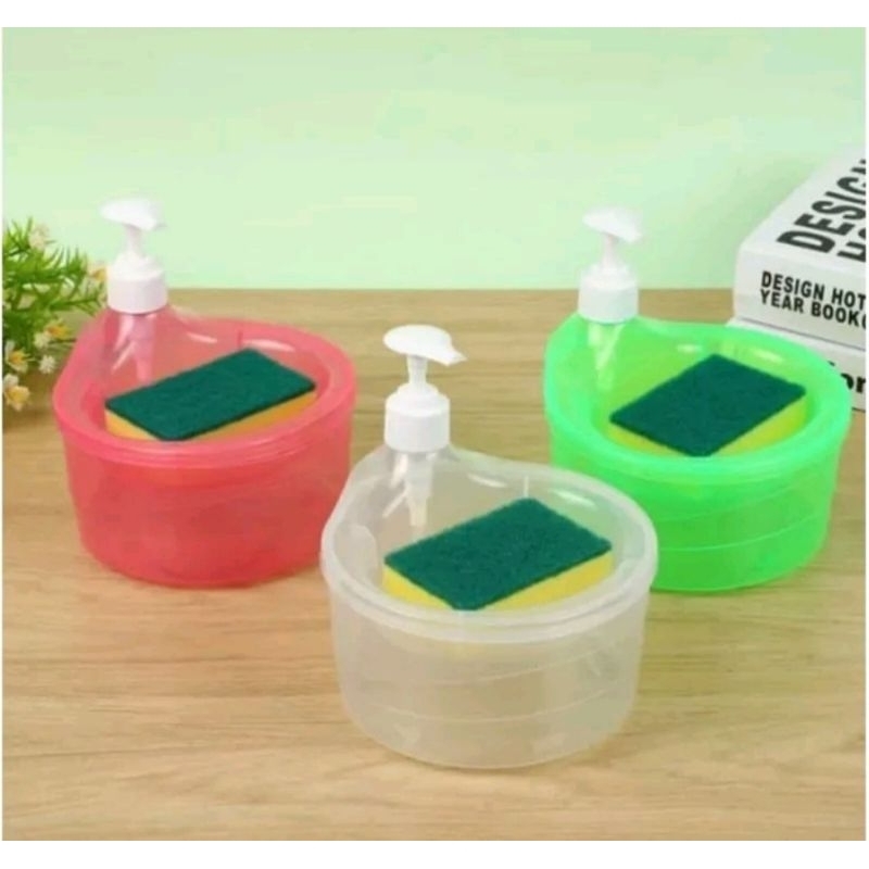 DISPENSER SABUN CUCI PIRING VIRAL BULAT / TEMPAT CUCI PIRING 2IN / TEMPAT SABUN BUAT+