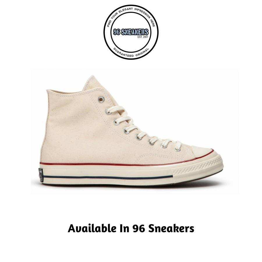 Sepatu Sneakers Pria Converse Chuck 70s Hi Parchment (162053C) ORIGINAL