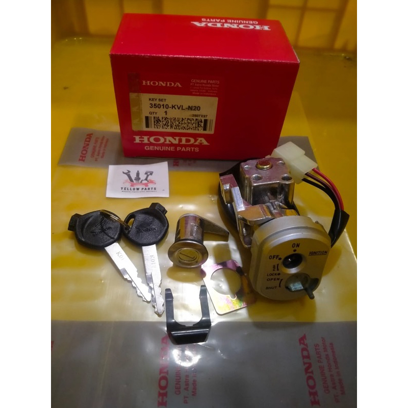 KUNCI KONTAK + JOK KVL SUPRA X 125 INJEKSI 4 KABEL HONDA