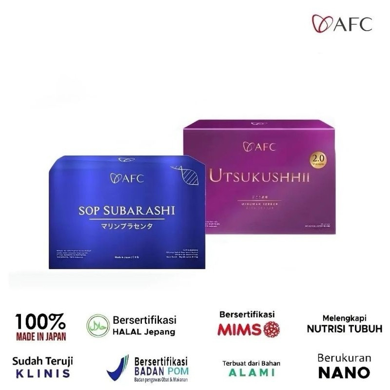 Paket Utsukushhii + Sop Subarashi 100% Original