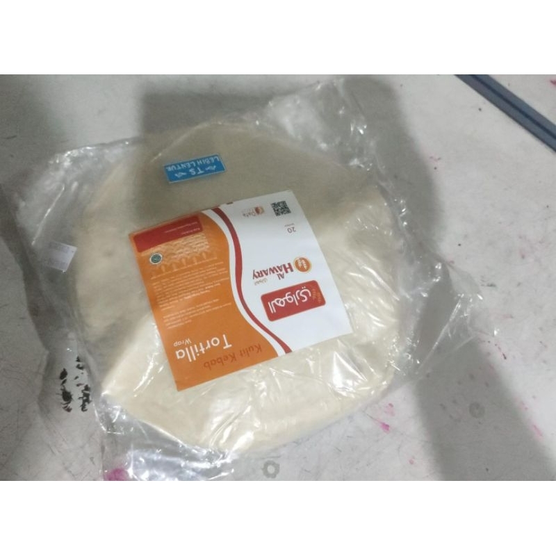 

kulit kebab tortila wrap diameter 22 cm (SEDANG)