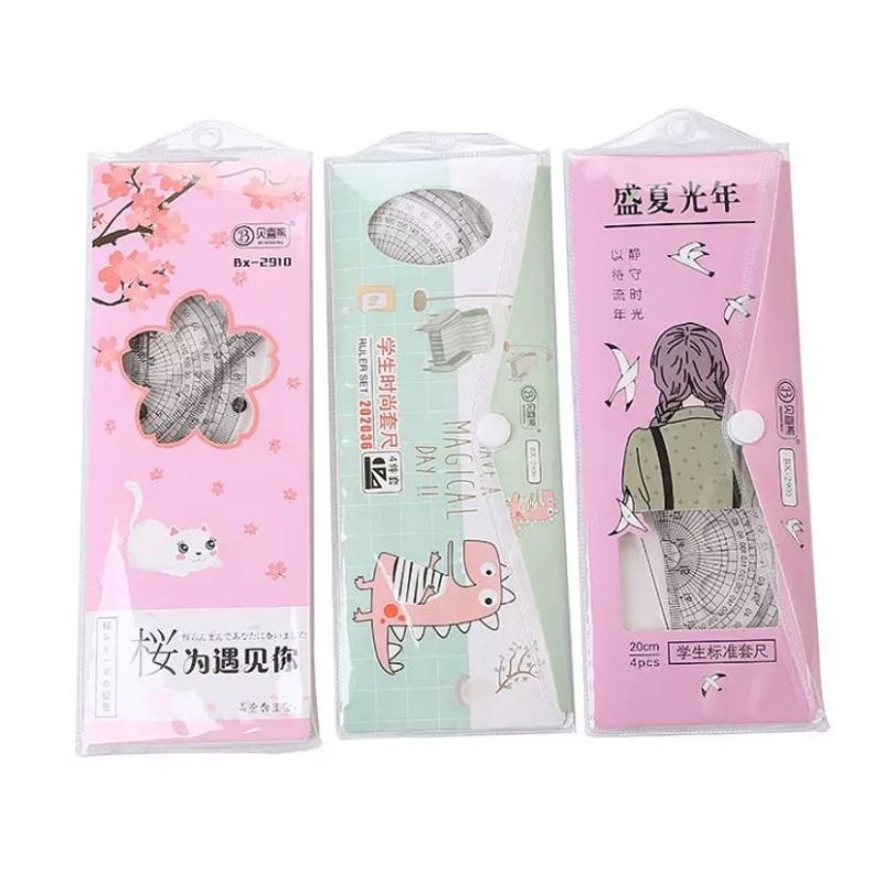 

Set Busur Penggaris (4 Pcs)