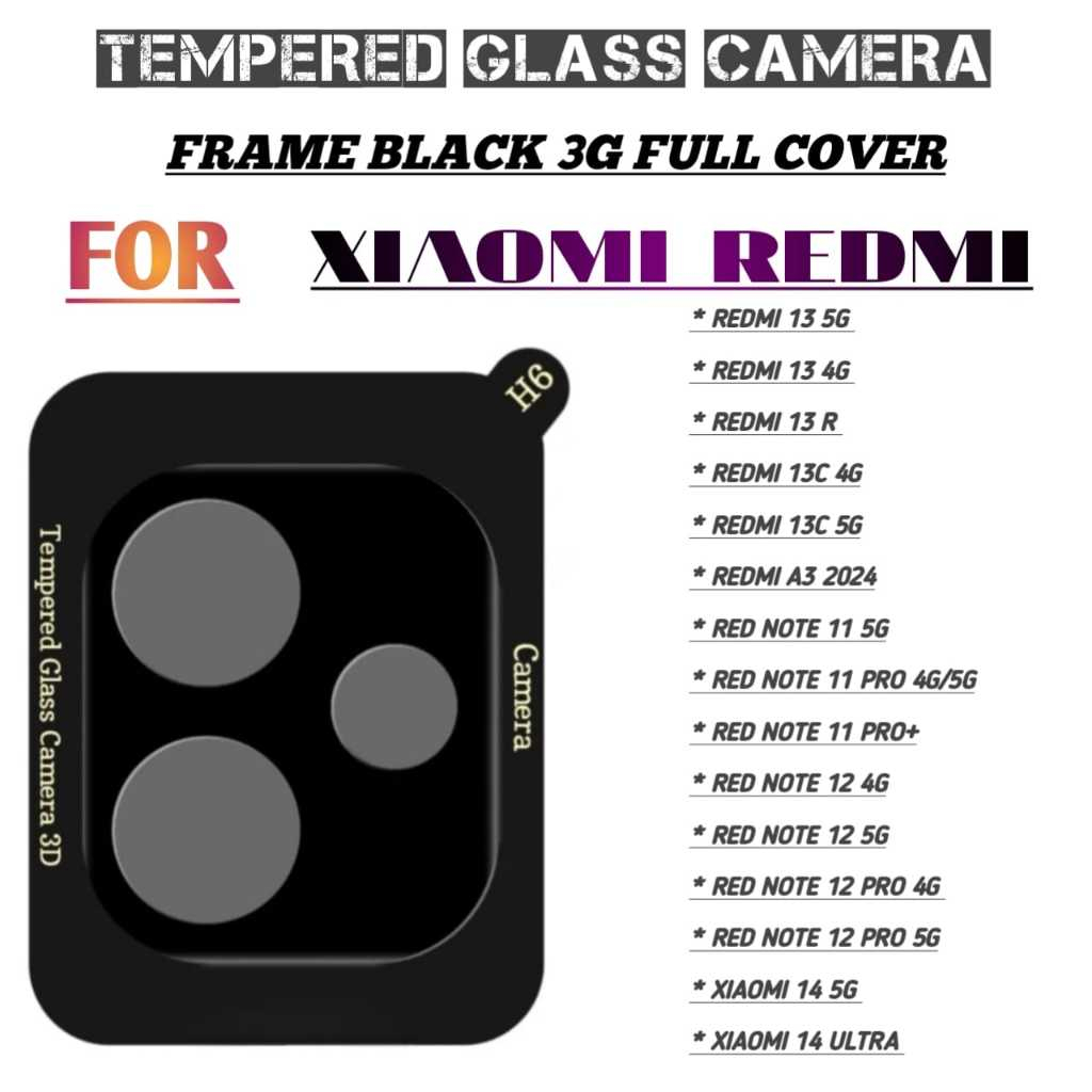 NEW PROMO TG Camera ANTIGORES KAMERA 3G For REDMI 14C /NOTE 14/NOTE 14 PRO+ / 13 / 13C / A3 / A3X / 