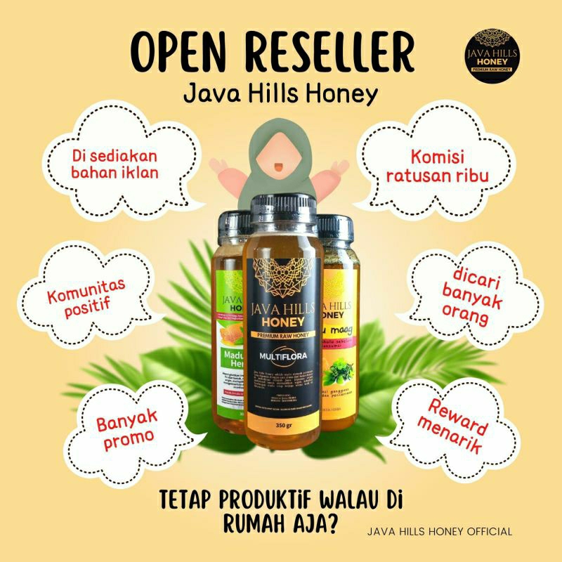 

OPEN RESELLER java hills honey madu mint madu maag javahills