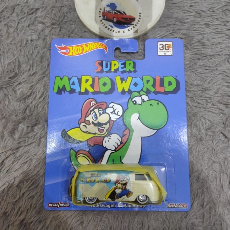 hotwheels volkwagen t1 panel bus Super mario world mario bross