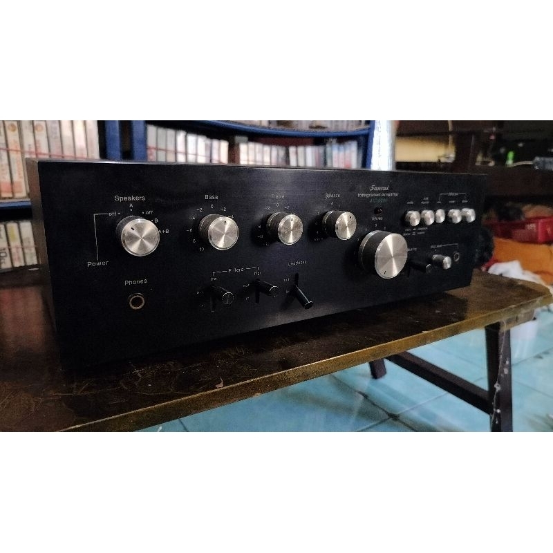 Amplifier SANSUI AU 4900 Stereo Vintage ngeBazz Bulat khas Sansui