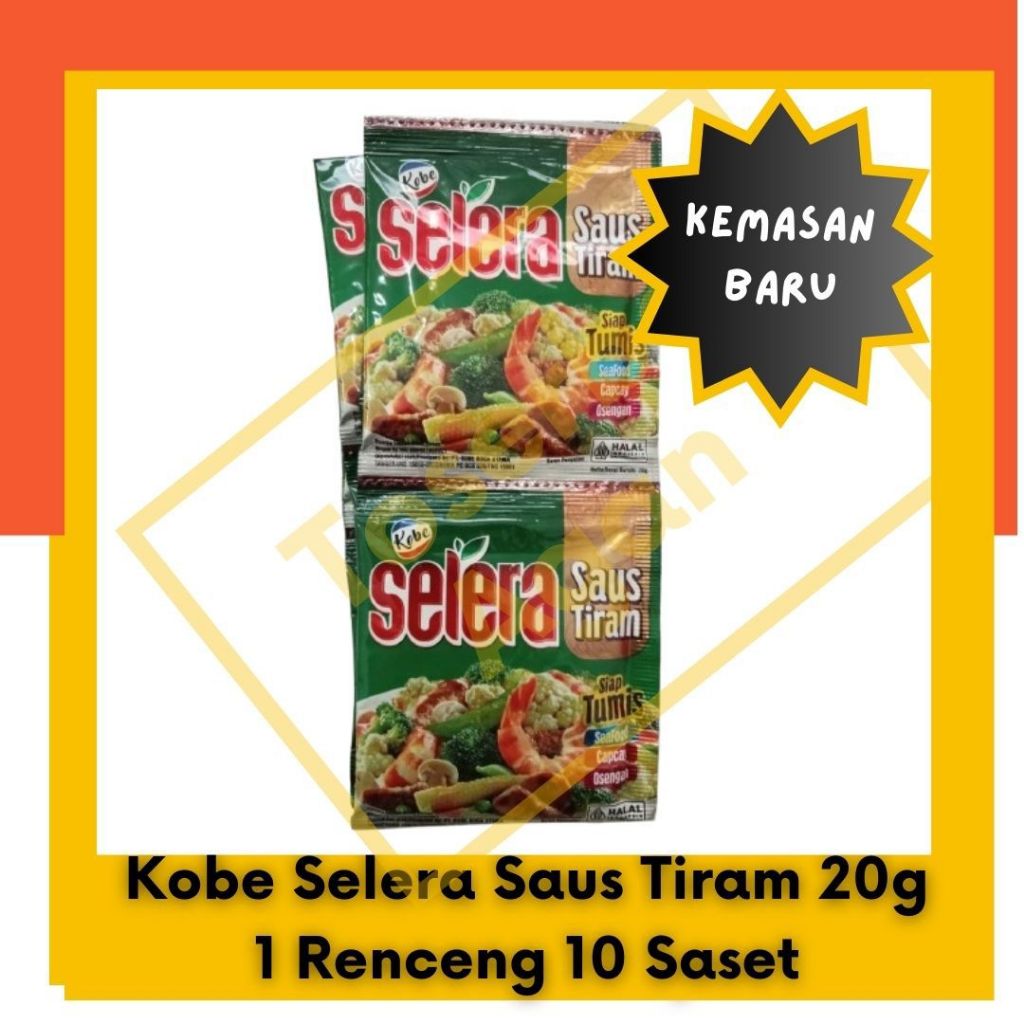 

Kobe Selera Saus Tiram Saos Tiram 20g 1 Renceng 10 Sachet