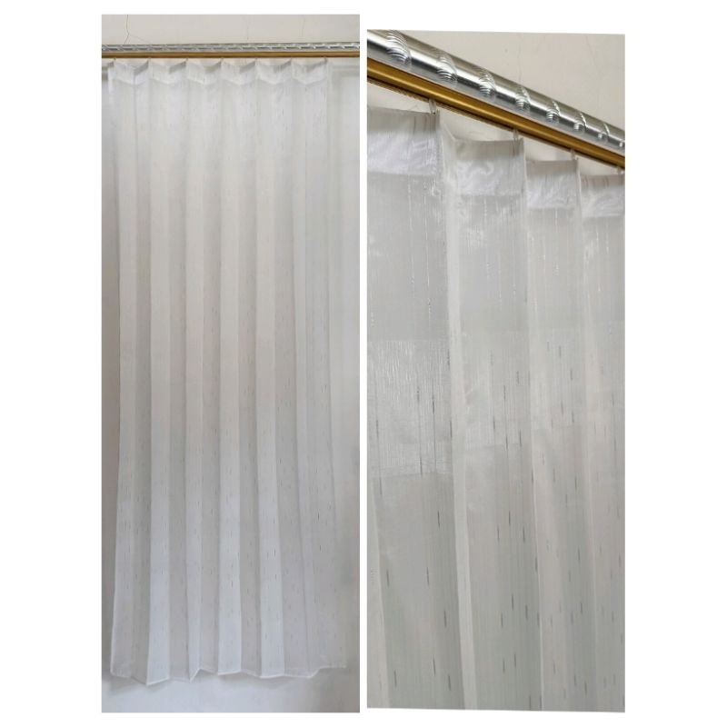 Vitrase foil tebal Vitrase hordeng daleman vitrase puring vitrase putih