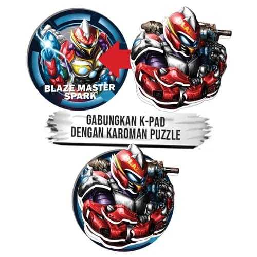 K-Pad Karoman Isi 30 Pcs / Base Karoman Crazy Bird / Crazy Bird Karoman Kpad / Official Kpad