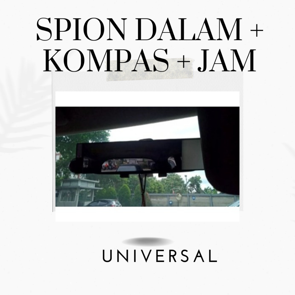 SPION DALAM + KOMPAS + JAM / SPION BROADWAY MOBIL FXJ 065