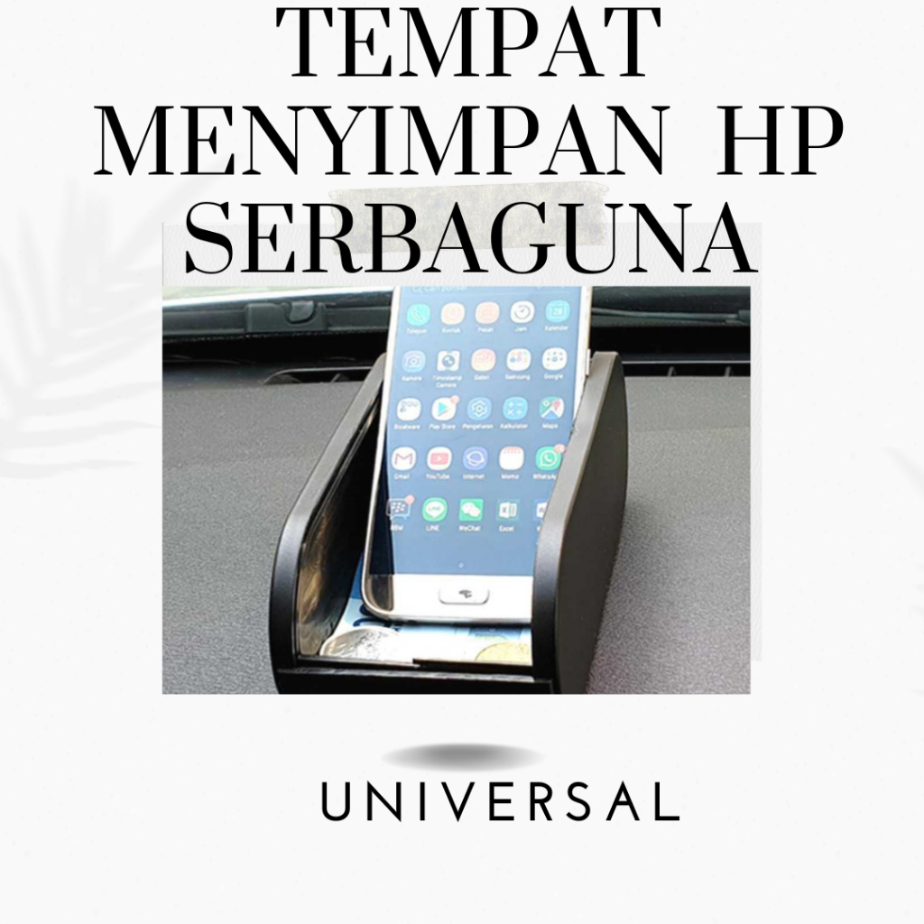 COIN BOX HOLDER MOBIL/ TEMPAT MENYIMPAN KOIN HP SERBAGUNA