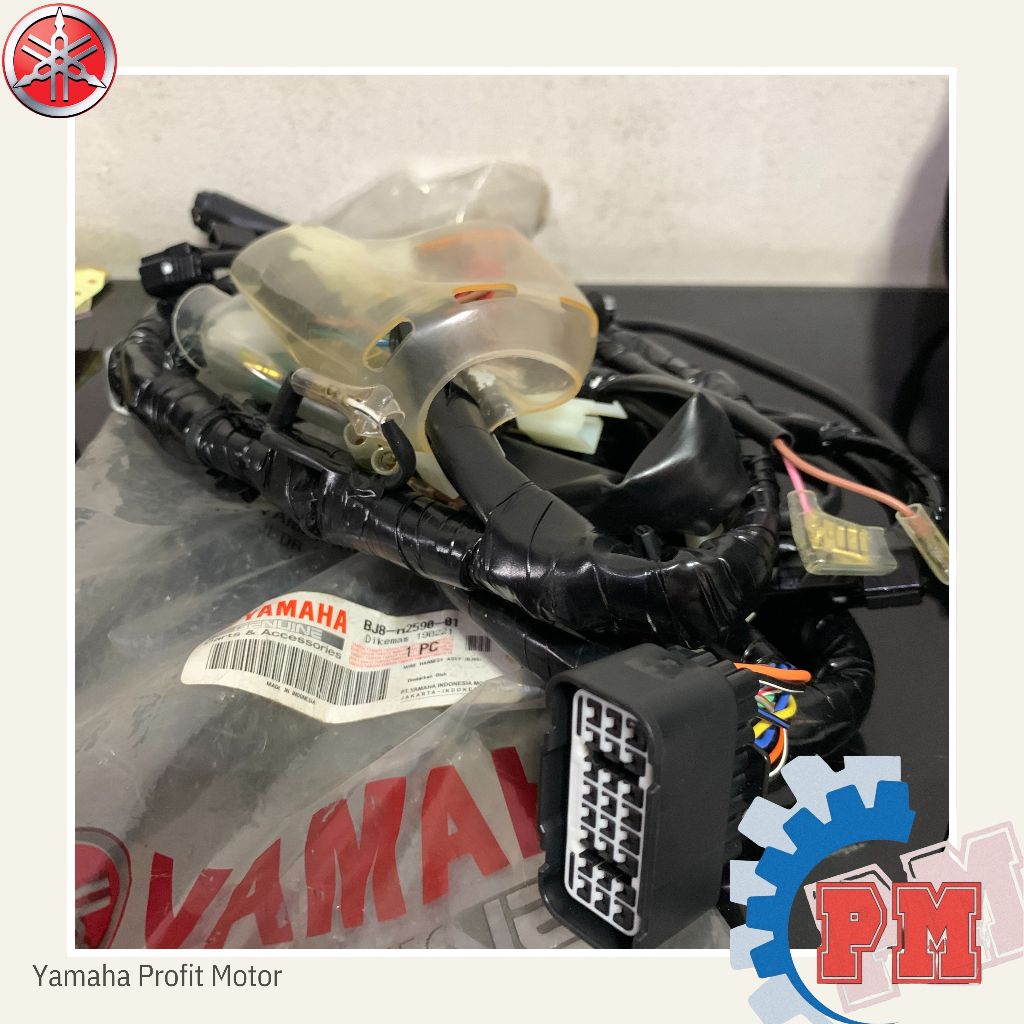 BJ8-H2590-01 WIRE HARNESS ASSY (BJ85), kabel body fino 125 ORIGINAL