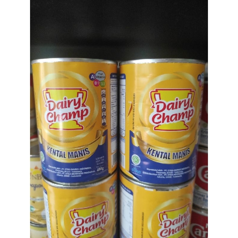 

Susu Krimer Kental Manis Dairy Champ 480gr