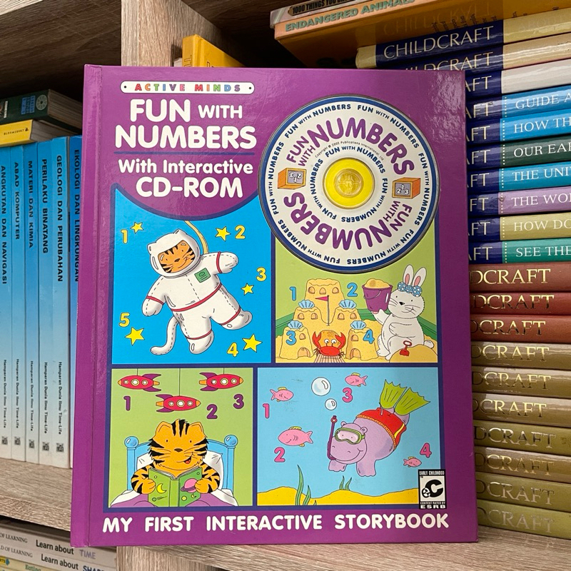 ACTIVE MINDS FUN WITH NUMBERS MY FIRST INTERACTIVE STORYBOOK WITH INTERACTIVE CD ROM