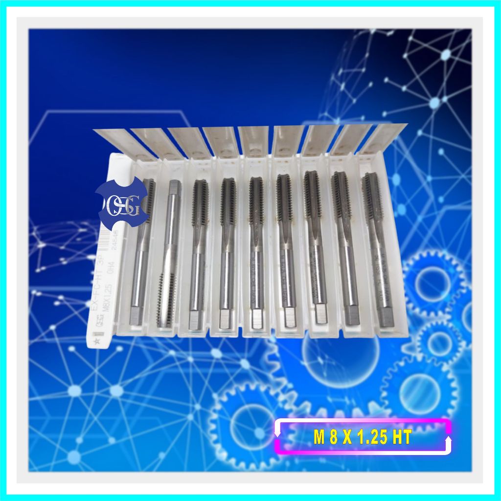 TAP M 8 X 1.25 OSG HAND TAP PEMBUAT ULIR