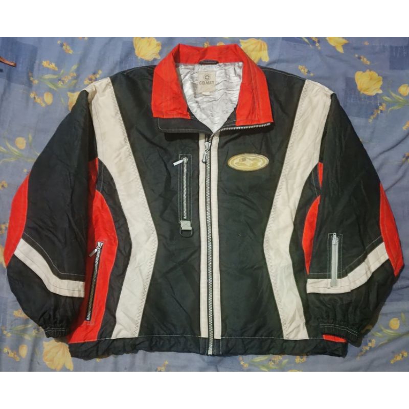 Jaket Vintage Racing Snowboard Color Blok Colmar Thrift