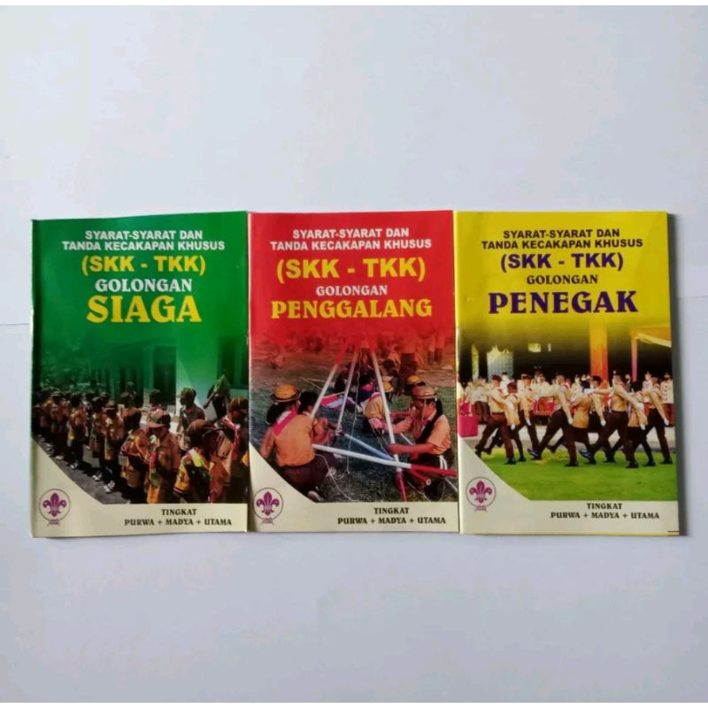 

Buku SKK TKK pramuka kecil cover terbaru 100 pcs