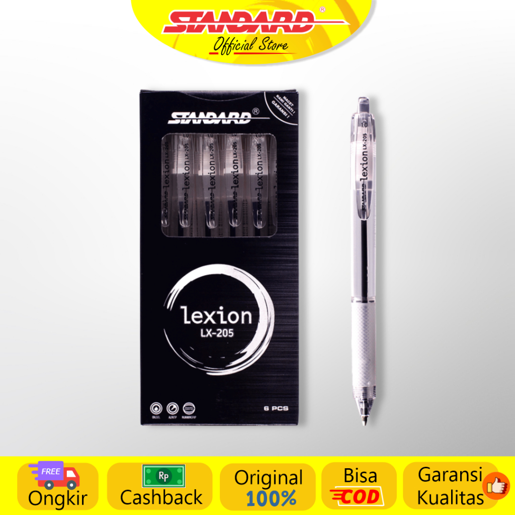 

Standard - Pulpen Lexion 1.0 LX-205 ( Alat Tulis / Pen / Ballpoint / Pena )