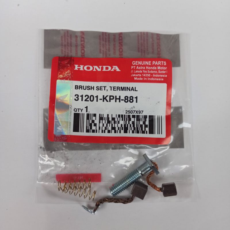 cool stater/carbon brush/arang dinamo stater supra x 125/supra fit new/karisma KPH