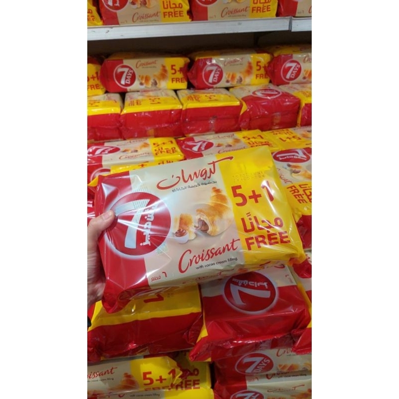 

Roti 7 days , Croissant 5 pcs + 1 free