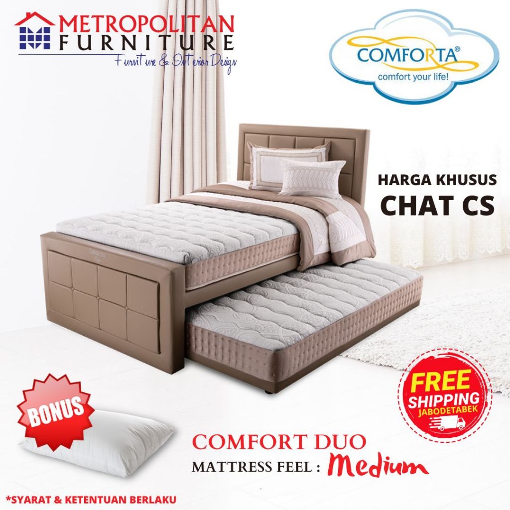 Kasur Comforta Comfort Duo (3 in 1) Full Set