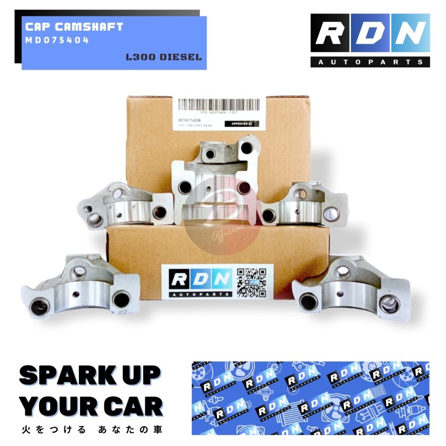 Cap Kap Noken As Camshaft Holder Mitsubishi L300 Diesel 2.5 L038 L039 Tahun 1990-2022 Kuda Diesel So