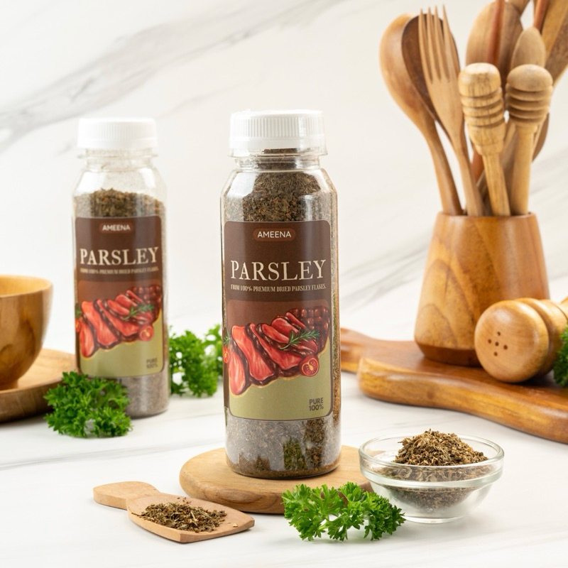 

Dried Parsley Leaves Premium 60GR | Ameena Premium Quality