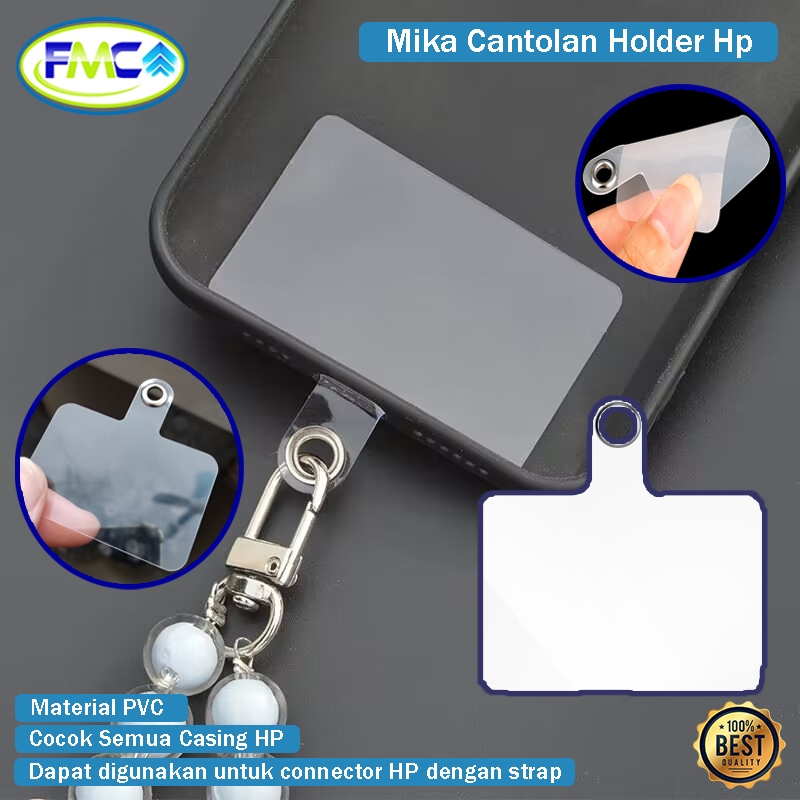 Cantolan Mika Holder Gantungan Hp Case Universal Mika Tali Gantungan Hp Mika Holder Lanyard Mika Can