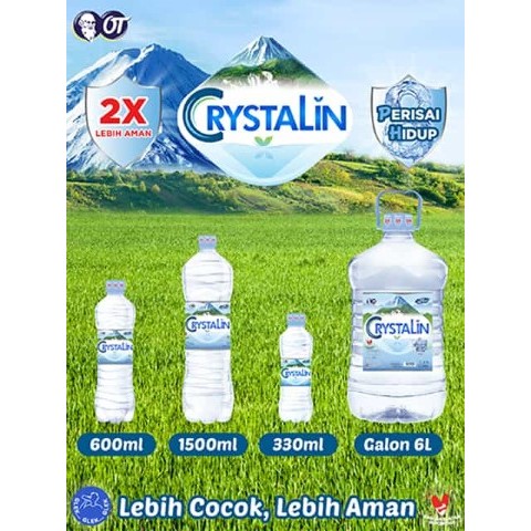 

Crystalin 200ml 300ml 230ml 330ml 600ml 1500ml 6L