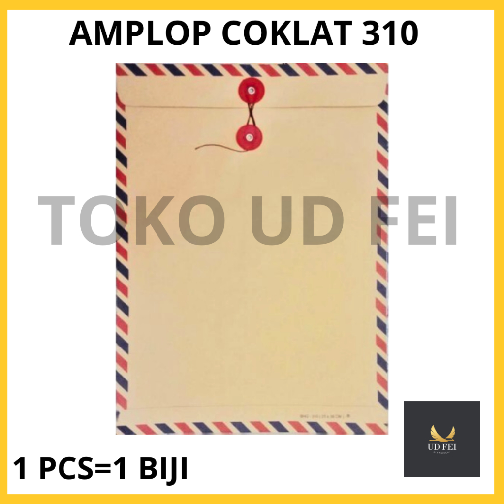 

(1 PCS= 1 BIJI) Amplop Coklat 310/ Amplop Coklat/ Amplop Lamaran/ Amplop coklat F4 folio