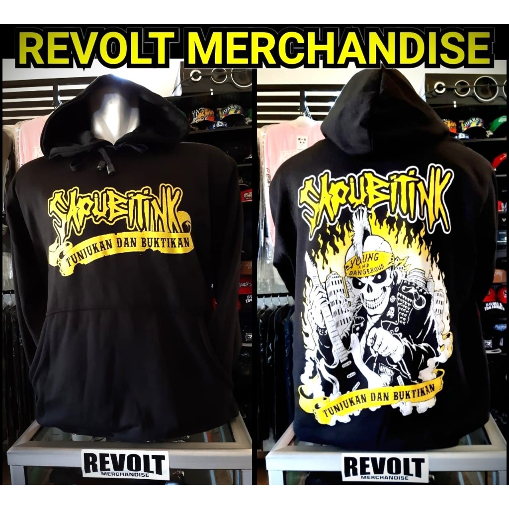 hoodie SAPUBITINK (tunjukan dan buktikan), hoodie band punk, hoodie punk,