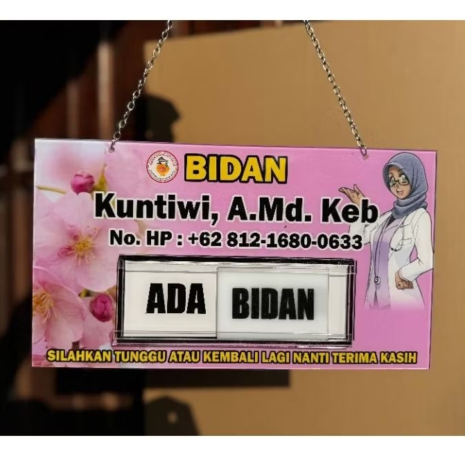 PAPAN NAMA BIDAN/ Plang bidan s