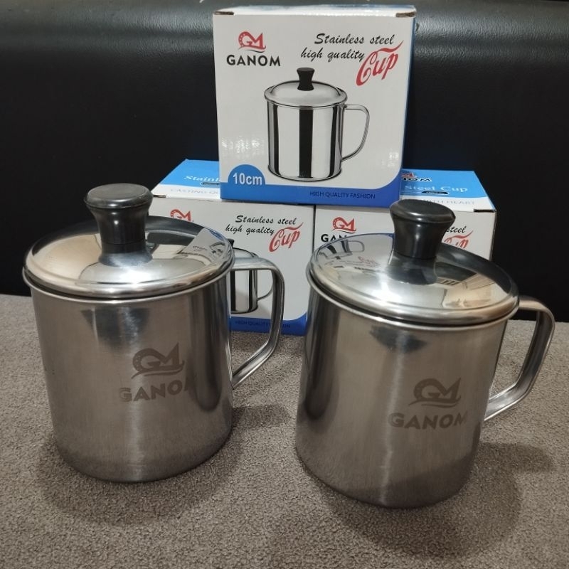 Mug Stainless Steel | Cangkir Kopi Teh Stainless Steel | Bahan Tebal High Quality
