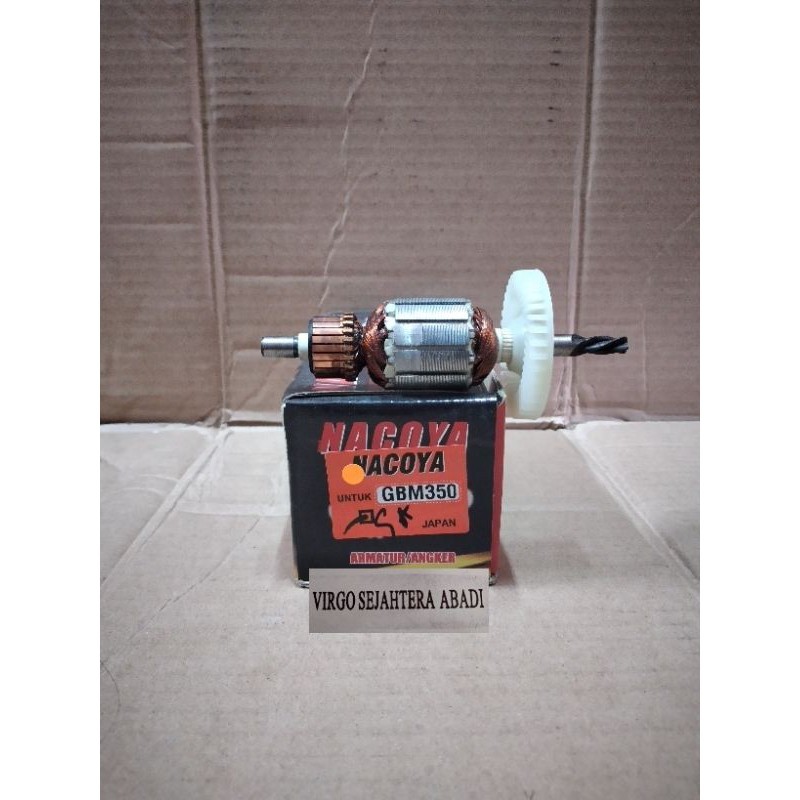 NACOYA ARMATURE ANGKER GBM350 FOR MESIN BOR BOSCH GBM 350