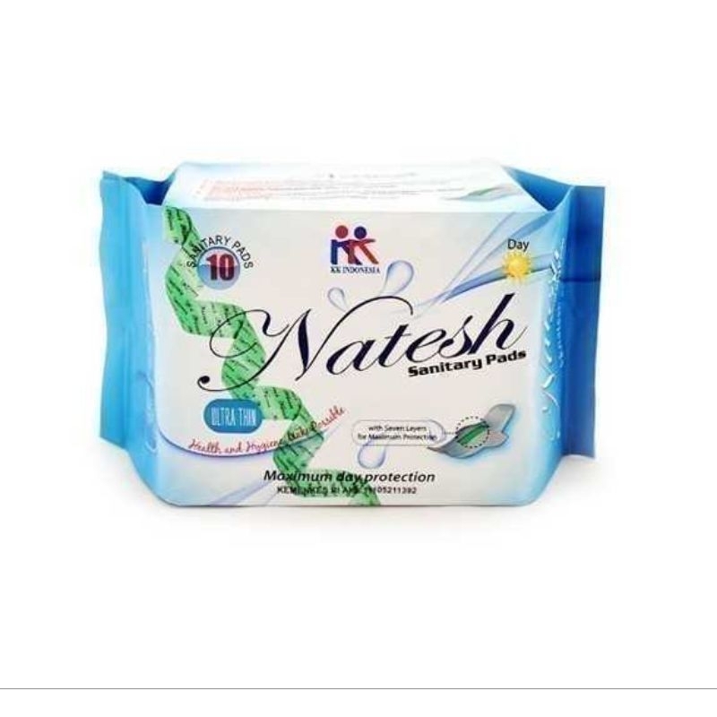 Natesh Day Use Magnetic Natesh Pantyliner Natesh Overnight Pembalut Natesh Extra Long