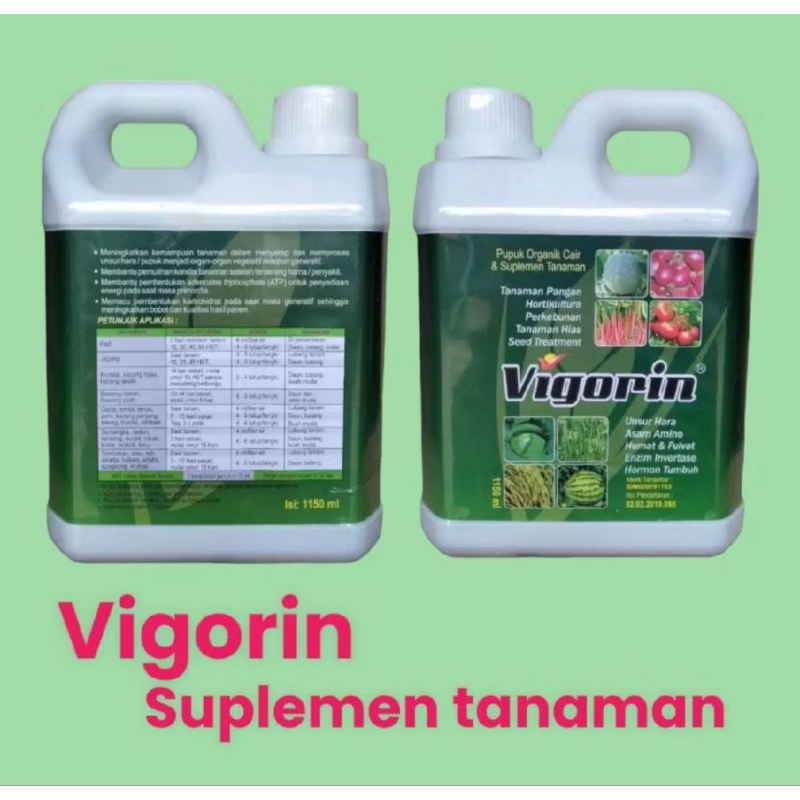 Pupuk VIGORIN Asam Amino 1150 ML Vigorin pupuk organik cair suplemen tanaman