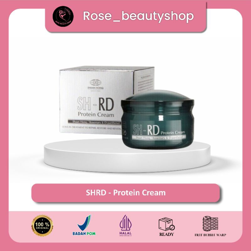 SHRD Protein Cream 80ml / 50ml / 10ml | Moisturizer & Vitamin Rambut | Hair Care Rambut Ngembang, Ke