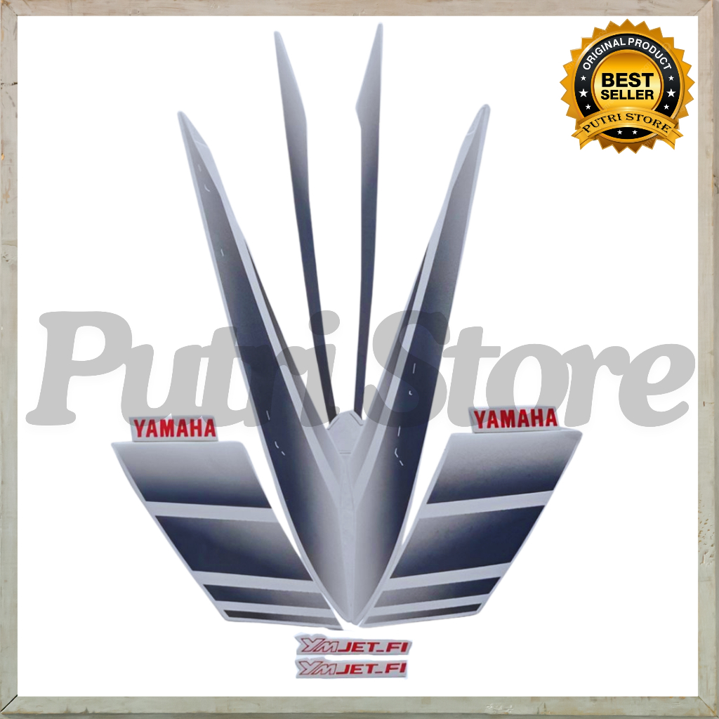 Stiker Striping Mio Soul GT 2011 Putih List Stiker Standar Mio Soul GT 2011 Mio Soul GT 2011