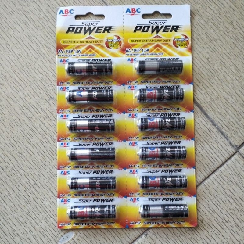 BATERAI ABC SUPER POWER AA | SPW A2 RENCENG