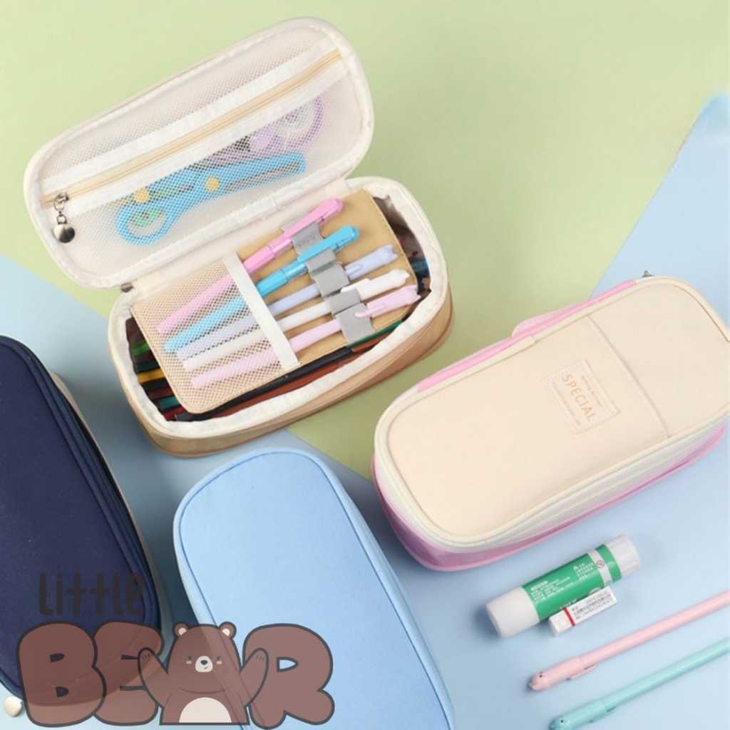 

TEMPAT PENSIL BERKAPASITAS BESAR / TAS KANTONG DUDUKAN KOTAK UNTUK ANAK PEREMPUAN / KOTAK PENSIL LARGE CAPACITY