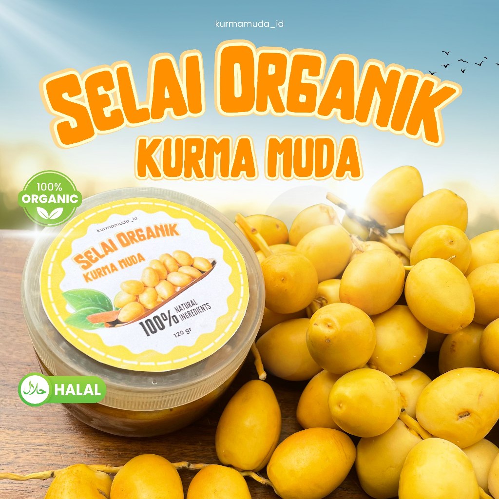 

Selai Kurma Muda Selai Organik tanpa bahan pengawet Kurma Muda Barhee - nusaibah.official
